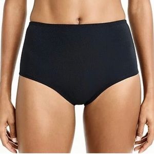 🆕 J Crew new size small high waisted bathing suit swimsuit bottom g3856 black